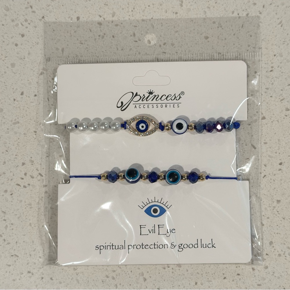 🧿Evil eye 2pcs bracelets🧿